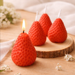 Lumânări pentru tort în formă de căpșuni Essenti